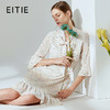 EITIE爱特爱春季新款时尚波点减龄蝴蝶结收腰A字连衣裙女中裙B2007408 商品缩略图0