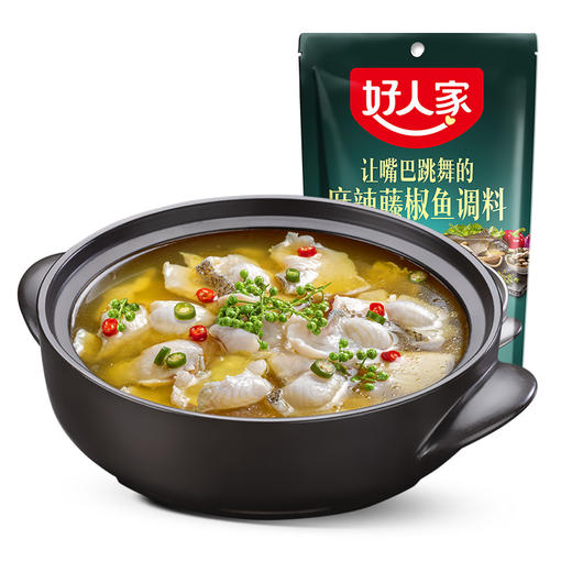 好人家 麻辣藤椒鱼调料 210g 商品图0