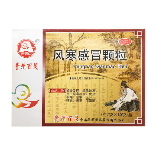 风寒感冒颗粒  8g*10袋 商品图2