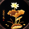 聂氏麦秆画 《一品清莲》纯手工制作 配礼盒 商品缩略图0
