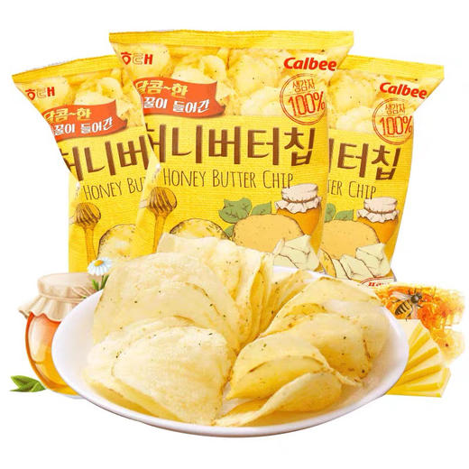 【团购】韩国🇰🇷黄油蜂蜜🍯薯片🥔4袋 商品图0