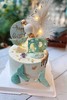 鱼尾 蓝色 羽毛 ins 简约下单前请仔细阅读商品详情 商品缩略图0