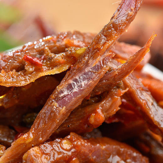 【特色麻辣冷吃牛肉 120g】休闲零食四川香辣即食零食牛肉干 商品图2