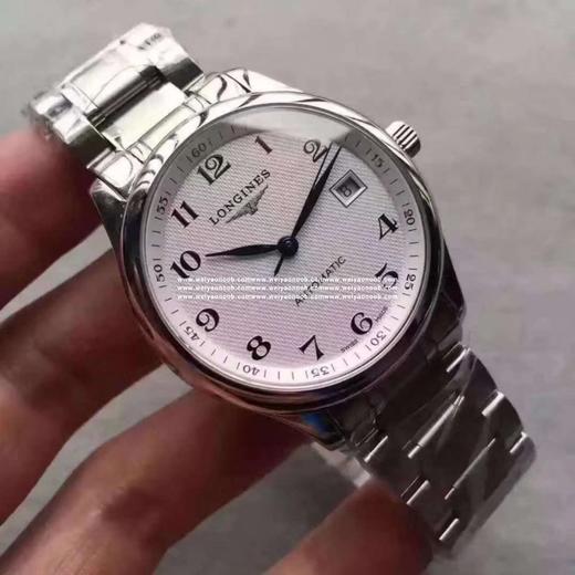 ✨浪琴名匠系列单历，JF厂出品，38.5X10mm，2824 2836自动机械机芯，316精钢表壳，蓝宝石镜面，防水30米级，牛皮表带，折叠扣 商品图2