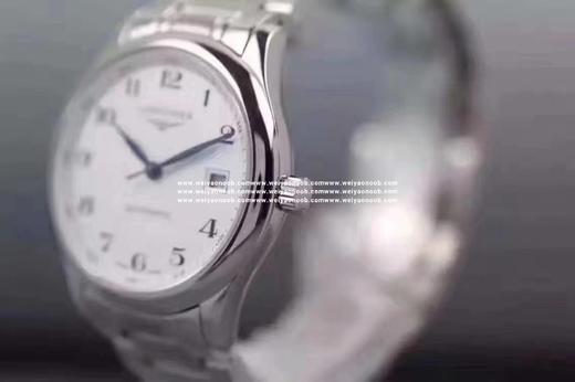 ✨浪琴名匠系列单历，JF厂出品，38.5X10mm，2824 2836自动机械机芯，316精钢表壳，蓝宝石镜面，防水30米级，牛皮表带，折叠扣 商品图11