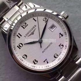 ✨浪琴名匠系列单历，JF厂出品，38.5X10mm，2824 2836自动机械机芯，316精钢表壳，蓝宝石镜面，防水30米级，牛皮表带，折叠扣