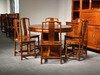 红桥红  家具严选  缅甸花梨(大果紫檀）  【128素边圆餐桌七件套】 商品缩略图1