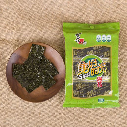 喜之郎美好时光海苔4.5gx包即食原味儿童零食 商品图1