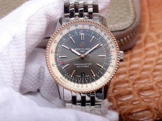 TF百年灵航空计时新款41mm，搭载打磨洗花机2824，精钢表带，密底，自动机械机芯，男士腕表 商品图0