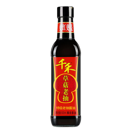 千禾 酱油 草菇老抽特级老抽酱油500mL 商品图0