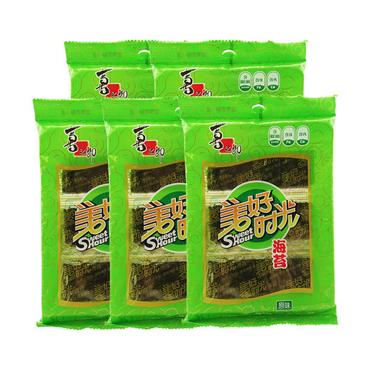 喜之郎美好时光海苔4.5gx包即食原味儿童零食 商品图0