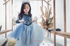 Lalumière鹿· 謐 冰雪公主套装蓝色丝绒长纱裙冰雪女王雪花斗篷 商品缩略图0