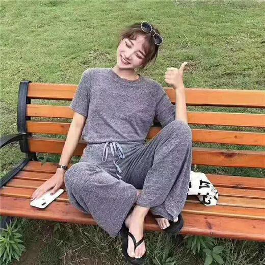 CTH-5620889958夏季宽松舒适透气显瘦休闲懒人三件套睡衣 商品图1