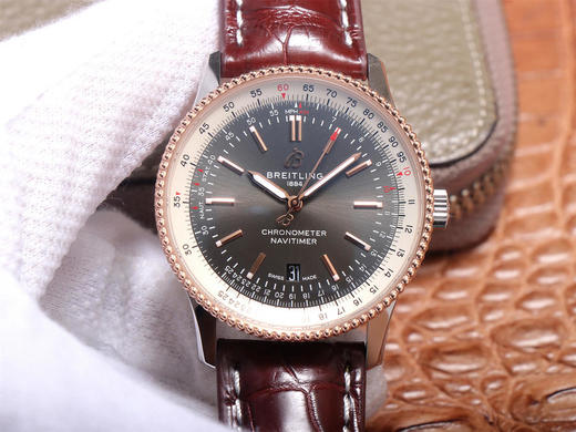 TF百年灵航空计时新款41mm，搭载打磨洗花机2824，皮表带，密底，自动机械机芯，男士腕表 商品图0