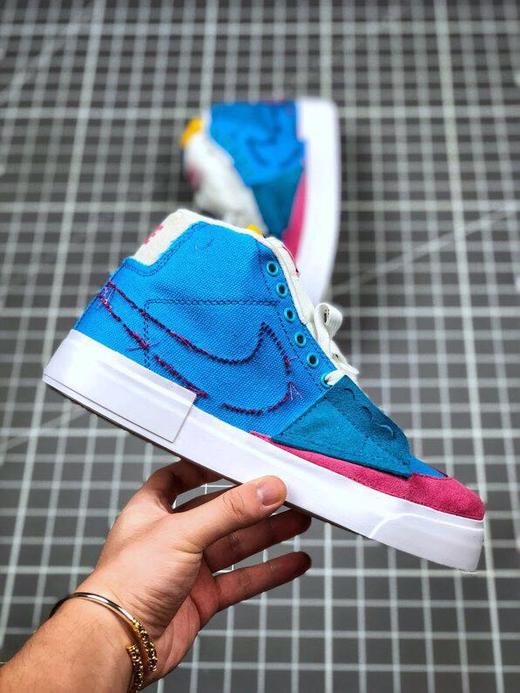 NIKE sb ZOOM BLAZER 男子解构 拆线大钩子板鞋休闲鞋CI3833-100 商品图3