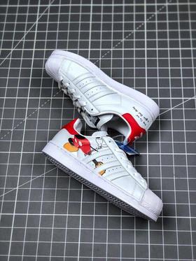 Adidas/三叶草Superstar 米奇迪斯尼联名米老鼠贝壳头板鞋