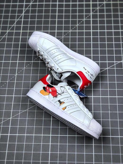 Adidas/三叶草Superstar 米奇迪斯尼联名米老鼠贝壳头板鞋 商品图0