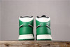 乔丹/Air JoAJ1 aj1 乔丹1代 乔1 乔丹1代中帮系列  乔1中帮扣碎黑勾  白蓝红小闪电 Air Jordan 1 MID 货号：852542-301 乔1中帮白绿凯尔特人 商品缩略图4
