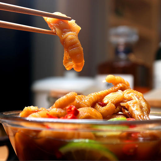 【柠檬无骨凤爪】酸辣无骨鸡爪200g盒泡椒凤爪零食 商品图2