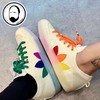 Adidas阿迪达斯三叶草鸳鸯果冻边彩虹底男女情侣帆布板鞋鸳鸯FX3795 36-44带半码 商品缩略图0