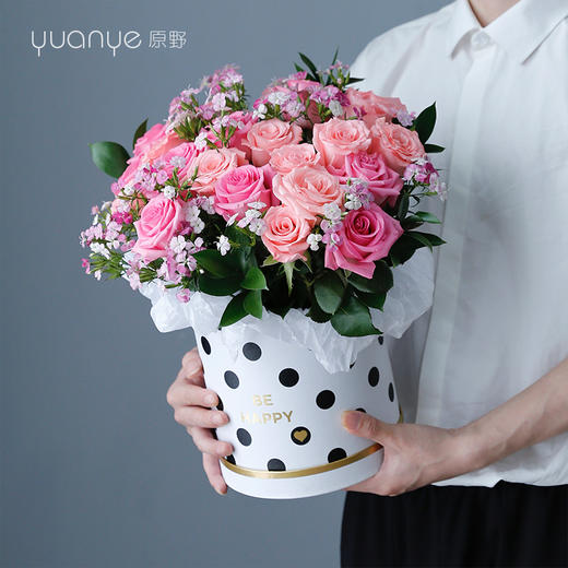 （5款可选）抱抱桶玫瑰花鲜花 商品图2