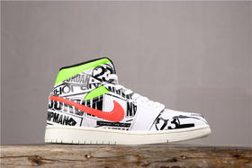 乔丹/Air Jordan AJ1 aj1 乔丹1代 乔1 乔丹1代中帮系列 Air Jordan 1 Mid "Lakers" 货号：852542-700 乔1 aj1 中帮白黄湖人 中帮湖人