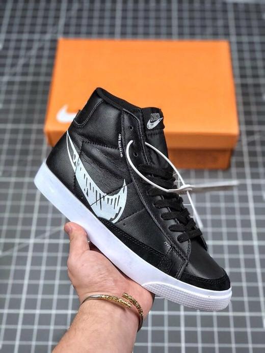 Nike sb 耐克男鞋高帮板鞋2020夏季新款BLAZER MID开拓者休闲鞋 CW7580 商品图5