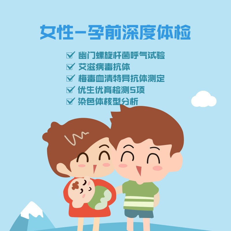 【重庆使用】孕前深度体检（女性）
