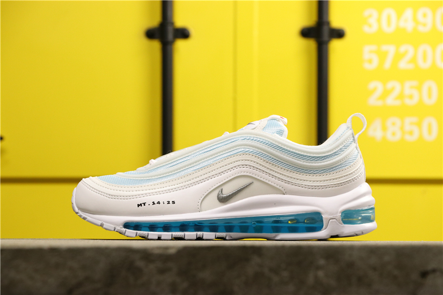 耐克/Nike Air Max 97 ND 笑脸灰白子弹 灰蓝  圣水白冰蓝