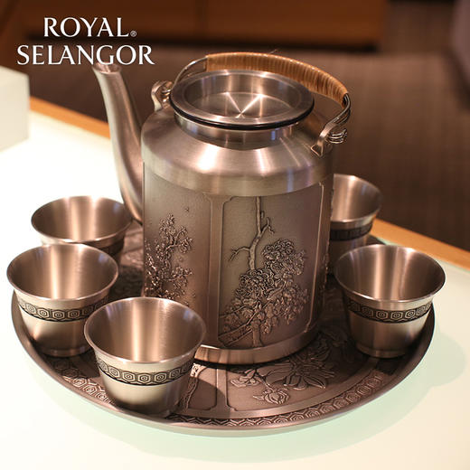 【彼达思】皇家雪兰莪 四季系列-茶具礼盒（1壶6杯1托） 商品图3