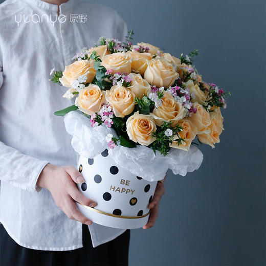 （5款可选）抱抱桶玫瑰花鲜花 商品图1