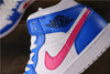 乔丹/Air Jordan AJ1 aj1 乔1 Air Jordan   灰黄荧光标 变色龙黑绿松石  白蓝红小闪电 乔1中帮白绿 南海岸青 中帮灰黄荧光标 商品缩略图5
