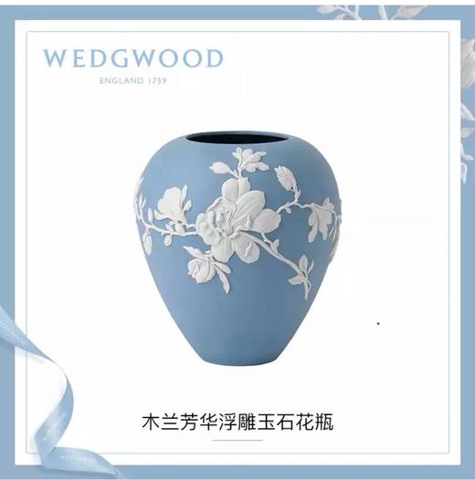 WEDGWOOD玮致活木兰芳华浮雕玉石花瓶 商品图0