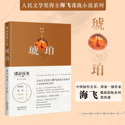 琥珀 谍战深海系列 海飞,赵晖著 畅销侦探推理小说 花城出版社 商品图0