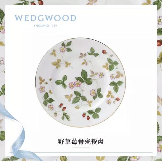 WEDGWOOD玮致活野草莓骨瓷欧式盘子餐盘菜盘西餐盘餐具家用 商品图0