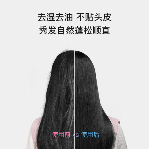 lena 卷发棒 电吹风机 负离子直卷发梳 家用造型美发吹卷远红外线护发梳子LN-F2 商品图6