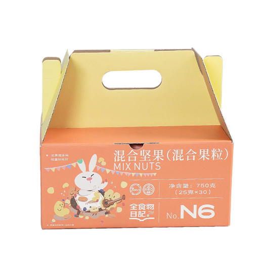 全食物日记混合坚果 每日坚果（混合果粒）750g/盒 30包*25g 商品图1