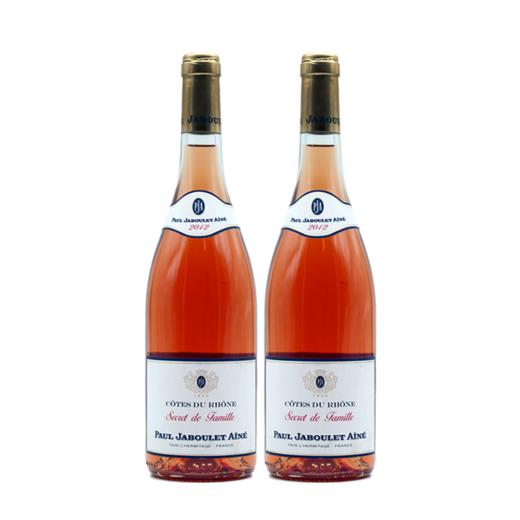【双支特惠装】嘉佰乐家族之秘桃红葡萄酒 Paul Jaboulet Cotes du Rhone Rose 750ml*2 商品图0