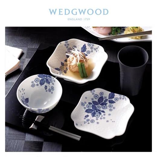 WEDGWOOD玮致活靛蓝草莓中式小餐盘骨瓷盘子菜盘家用餐具礼盒5C109205021 商品图2