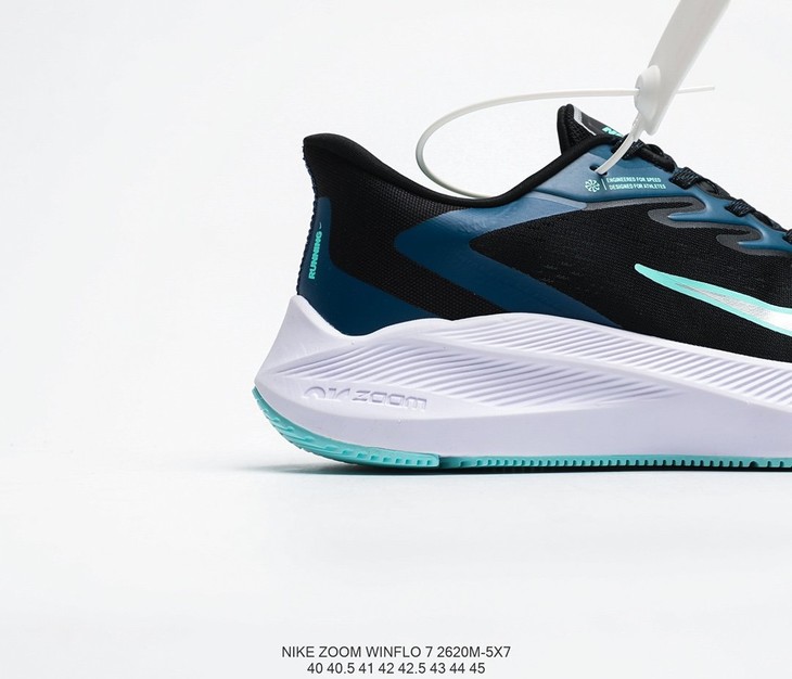 耐克nike zoom winflo 7代轻质透气休闲运动跑步鞋