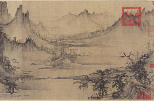 历代书画手卷百品绘画 许道宁 秋江渔艇图 绘画书籍 手绘画册 生活艺术书 画集 风景速写 古风画集 名家画书籍 河南美术出版社 商品图2