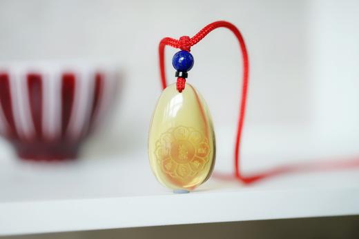 准提神咒·墨西哥蓝珀吊坠 宝宝款 商品图3