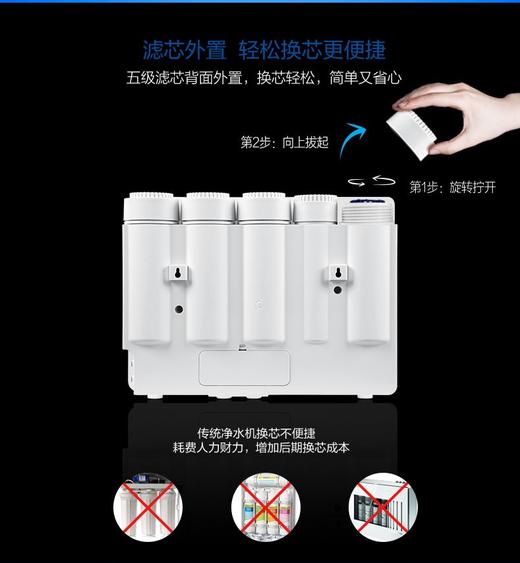海尔 Haier 净水器 家用 RO+反渗透净水器带自吸 商品图2