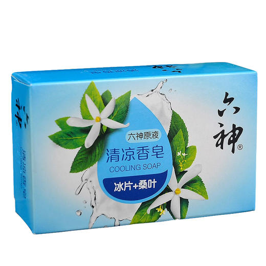 六神 六神原液清凉香皂 冰片+桑叶 125g/块 商品图0