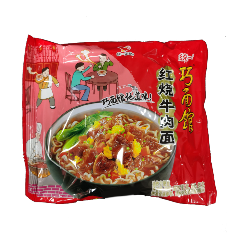 统一巧面馆 泡椒牛肉面/红烧牛肉面 85g