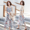 WZNH-OLBN2011新款2020碎花吊带连衣裙+短袖西装外套两件套 商品缩略图1