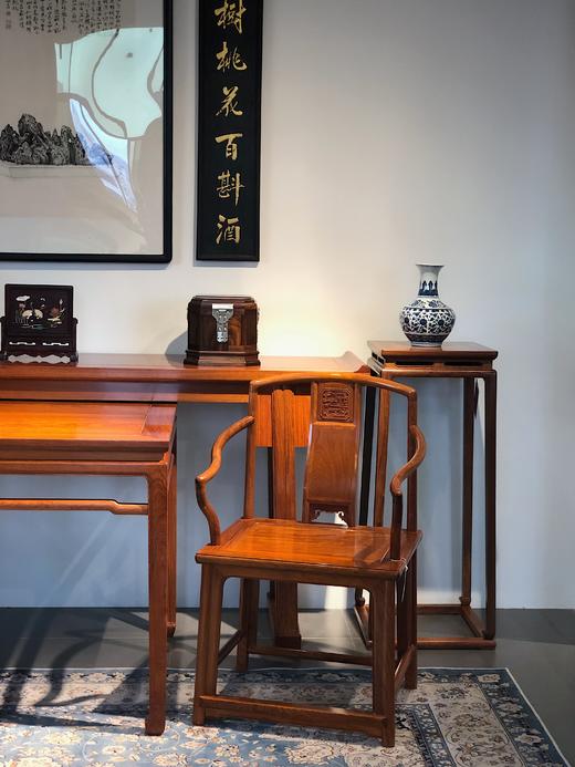 红桥红  家具严选  缅甸花梨(大果紫檀）  【明式中堂六件套】 商品图7