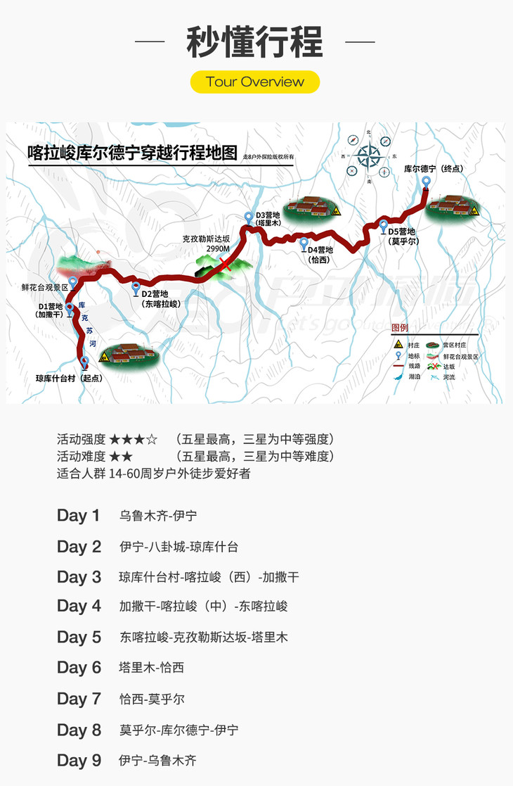 【喀拉峻穿越】喀拉峻-库尔德宁穿越 寻探天山最美徒步摄影路线