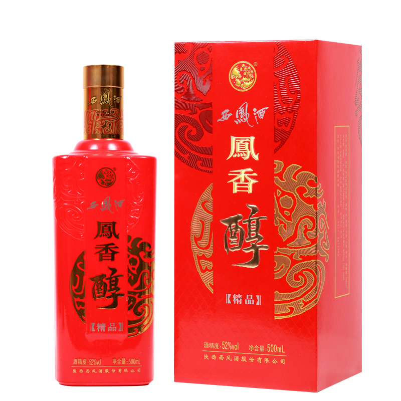 【酒厂直营】52度西凤酒凤香醇(精品)500ml*6盒