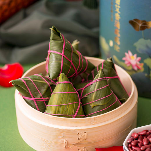 柒食柒味×岁时节庆2020年端午万事大吉礼盒粽子鸭蛋藕粉糕点香囊 商品图4